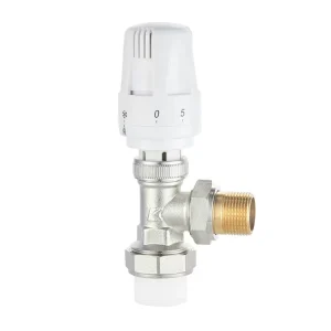 Factory Price DN15-DN20 Angular Automatic Brass Temperature Control Valve From China