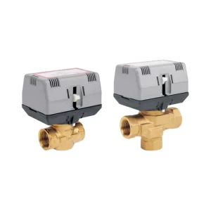 Factory Price DN20 DN25 G3 4 Brass Three Way Ball Valve for Air Conditioner Fan Coil Water Control System