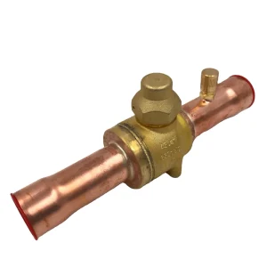 Factory Price OEM Customizable 1 4 3 8 1 2 Welding Type Charging Port Ball Valve for General Refrigeration Systems