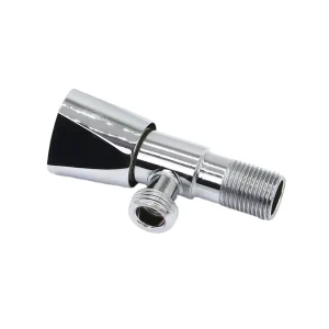 Factory Production Cast Iron Three-Sided Wheel Electroplated Angle Valve