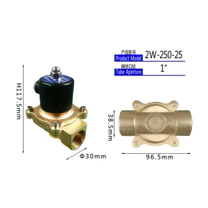 Factory Sale of 1′” Valve Body Diameter Zinc Alloy Valve Body 2W 250 25