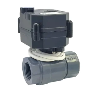 Factory Solid Quality DN8 15 20 25 32 Brass Pvc Plastic Stainless Steel Ss304 Normally Open Closed Electric Motorized Ball Valve