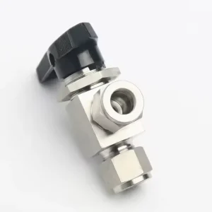 Factory Stainless Steel 316/304 Angle-Type Ball Valve 1/8″-1″ Compression Ferrule Fitting Instrument Valve