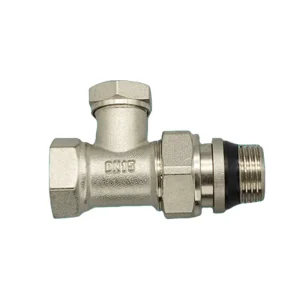 Factory Stainless Steel/Brass DN15 Straight Thermostatic Radiator Valve for Floor Heating Systems