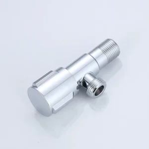 Factory Stainless Steel Traditional Angle Seat Valve with Ceramic Core Polished Surface Easy Installation for Hotel Use