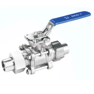 Factory Supplied Stainless Steel Three-Piece Manual Disassembly Assembly Ball Valve External Thread Welded Pipe Union Gas OEM
