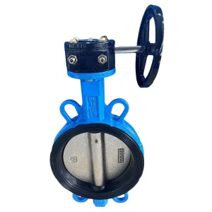 Factory Supply 1.0Mpa 1.6Mpa 2.5Mpa Pressure Ductile Iron Gear Operated Butterfly Valve