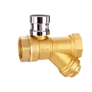 Factory Supply Brass Locking Strainer Ball Valve