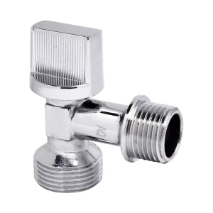Factory Supply Chrome Plated Forged 2-Way Brass Angle Valve