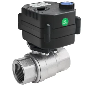 Factory Supply FH MO OP04 2 Wire Auto Return Fail Safe 9-24V AC/DC 1/2 Inch Electric Motorized Ball Valve