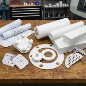 Factory Supply Industrial Valve Sealing Component Chemical Corrosion Protection PTFE Plastic Parts
