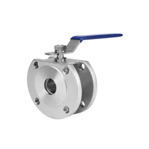 Factory Supply Italian Thin Flange Ball Valve Stainless Steel Short Body Flange Ball Valve Support OEM Custom Logo
