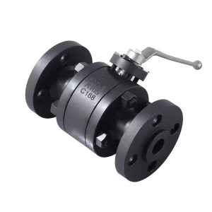 Factory Supply OEM Three-piece Forged Steel Flange Floating Ball Valve Q41F-600LB Two-way Manual High Pressure Oxygen Media 1