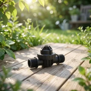 Factory Supply PP Plastic Anti Drip Valve Double Male Thread Drip Irrigation Anti leak Check Valve for Watering System
