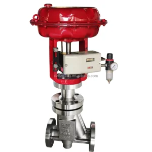 Factory Supply Pneumatic Regulating Valve High Precision Flow Regulation Pneumatic Fluorine Lining Control Valve