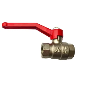 Factory Zinc Ball Valve BSP NPT G 1 2″ DN15 PN25 Valve for Water Use Female Threaded Iron Ball and Iron Handle