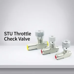 Factory direct 6 4 way Shut off Valves Unidirectional Flow Control Valves STB STU Hydraulic Bidirectional Speed Regulators