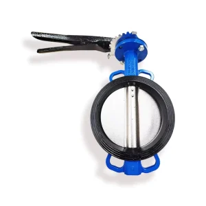 Factory spot supply ductile iron rubber seal butterfly valve handle manual butterfly valve