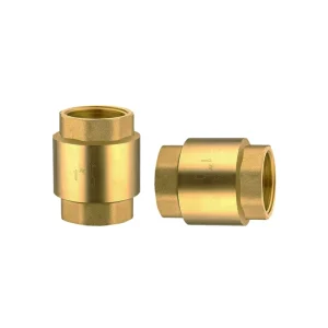 Female Thread Vertical Check Valve Forged Brass Spring Check Valve for Water