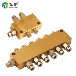 Ferrule Type Adjustable Oil Flow Divider with Needle Valve for Multi Point Lubrication