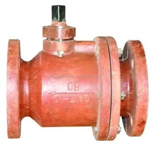 Fiberglass Phenolic Resin Rubberwood Acid Resistant FRP Ball Valve