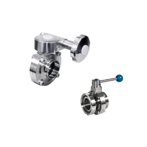 Fine Tuning Handwheel Manual Butterfly Valve Sanitary Butterfly Valve