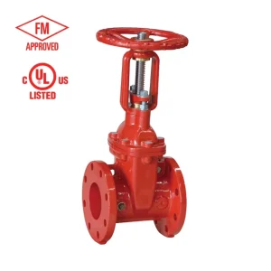 Fire Fighting UL FM Approved Ductile Iron Valves Manufacture 2″ 12″ Flanged X Grooved OS&Y Gate Valve