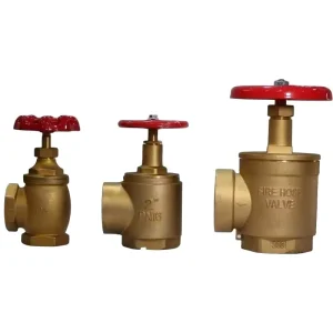 Fire Hose Angle Valve 2 1 2″ Groove Brass Gate Valve Globe Valve Pressure Reducing Accessories