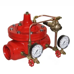 Fire Sprinkler Wet Alarm Pressure Reducing Valve DN100 FM UL Grooved Flanged