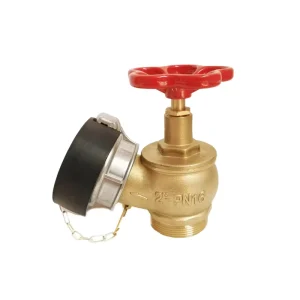 Firefighting Equipment Fire Water Hydrant Landing Valve, Bronze BSP Male Thread, Storz Coupling Hose Valve