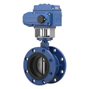 Flange Butterfly Valve Ductile Iron Body SS304 Soft Seal Midline Worm Gear Flanged Butterfly Valve