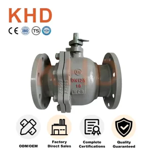 Flange Connection Carbon Steel Ball Valve PN40 DN50 Seal Hard Seal WCB Ball Valve Industrial Ball Valve