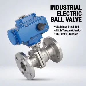 Flange Electric Ball Valve Stainless Steel EPDM Sealing for Water and Gas Low Temperature Explosion-proof