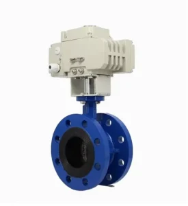 Flange Electric Butterfly Valve D941X 16Q Soft Sealed Electric On Off Valve for Fire Protection HVAC and Water Drainage
