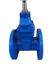 Flange Gate Valves Accordance German Russian Standards Electric Actuated Water Valves 4 Inch Port Size Low Temperature Z45X