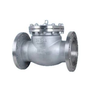Flange Type Low Pressure Gas Check Valve WCBl Brass H76W Bronze Cast Steel Swing Check Valve