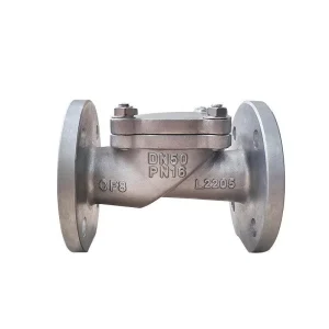 Flange Type Rubber Flap Check Valve HC44X 16P Q Stainless Steel cast Iron One way Horizontal Pipeline DN50-DN300