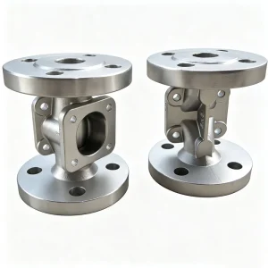 Flanged Ball Valve Body Stainless Steel Lost Wax Casting Zero Leakage Corrosion Resistant DN25 DN200