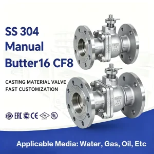 Flanged Ball Valve Pneumatic Electric Manual Operated Stainless Steel Carbon Steel High Pressure Industrial Shutoff Valve
