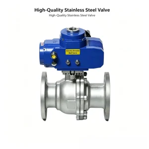 Flanged Electric Actuator Ball Valve for Oil High Temperature OEM Customizable Switch or Control Device