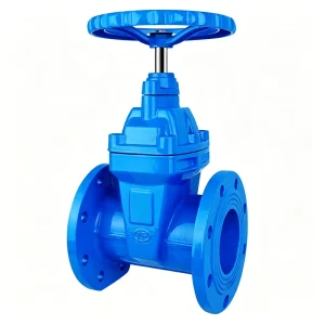 Flanged End Ductile Valves Non-Rising Stem EPDM Soft-Seat Gate Valves for Water Media Manual Power PN10 PN16 Z45X