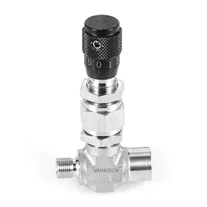 Flanged Mounting 316L Stainless Steel Needle Valve 1/16 1/8 NPT OD Acid Instrumentation 3pc Ball Valve Oil Gas Control