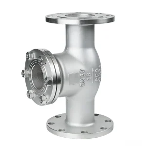 Flanged PN16 Customizable From DN15 to DN200 Made of CF8 or CF8M Stainless Steel Manual Lift Check Valve with Hard Seal