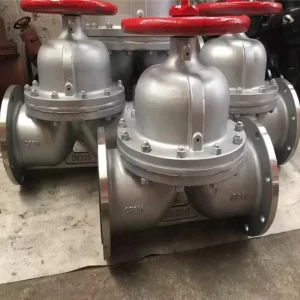 Flanged PTFE-Lined Stainless Steel Diaphragm Valve for Lime