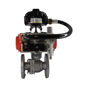 Flanged Pneumatic Ball Valves High-Pressure OEM Customizable