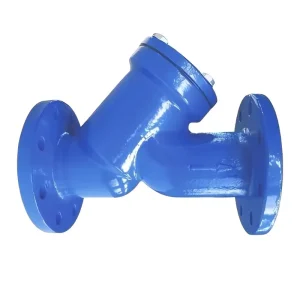 Flanged Y-Strainer Valve Ductile Iron Body SS304 Filter Screen