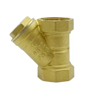 Floor Heating System Forged Brass Y Mesh Filter DN25 DN32 Female Thread Y Strainer Valve for Circulation Pump Protection