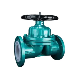 Fluorine-Lined Flange Diaphragm Valve PTFE Diaphragm Valve