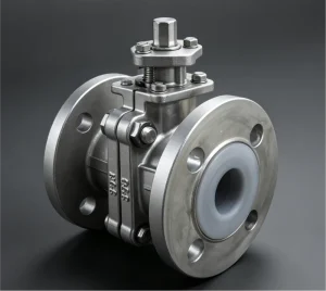 Fluorine lined Ball Valves Serve As Shut off and Automatic Control Valves for Corrosive and Hazardous Media