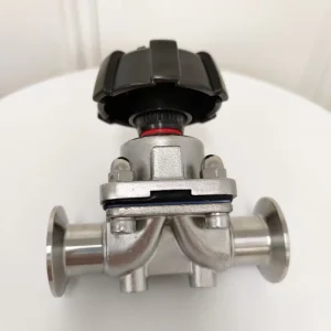 Food Grade DN15 Stainless Steel 316 zero Leakage Manual Diaphragm Valve Shutoff Valve